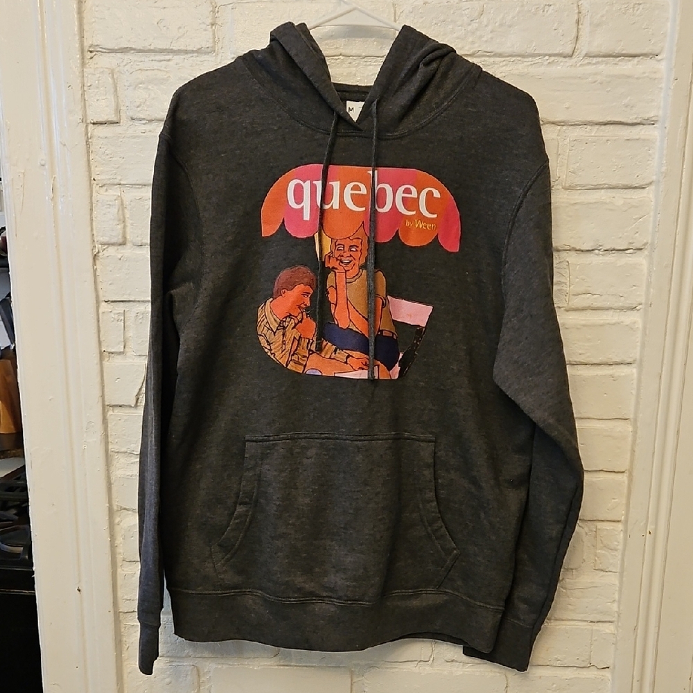 Ween Quebec Graphic Hoodie - Charcoal